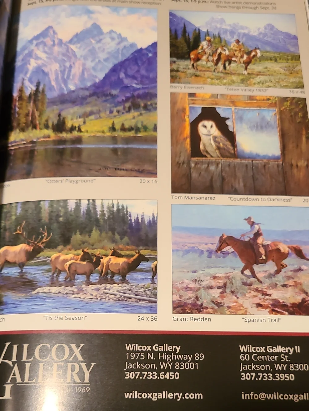 Art Of The West 2 Issues, Beautiful Art & Stories Magazine May Sept 2018